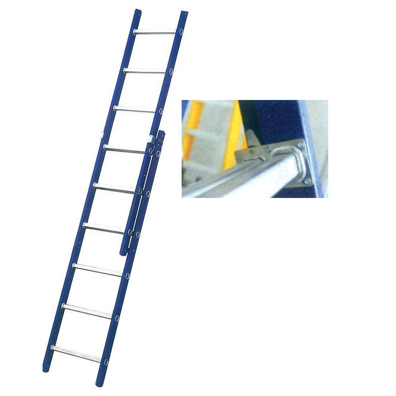 2 Section Combination  Fiberglass   Ladder  2x6, 2x8, 2x10,2x12 steps